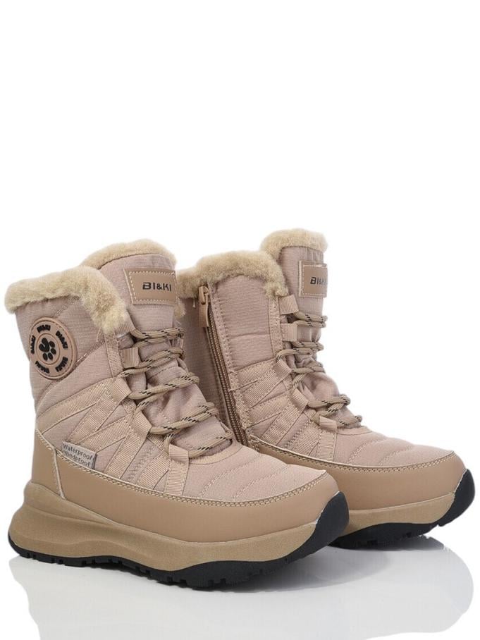 Сноубутсы на овчине Bi&Ki N01366C р. 38 Бежевый
