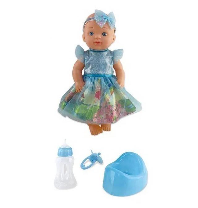 Пупс Yala Baby пьет из бутылочки ходит на горшок 31 см Multicolor (145075)