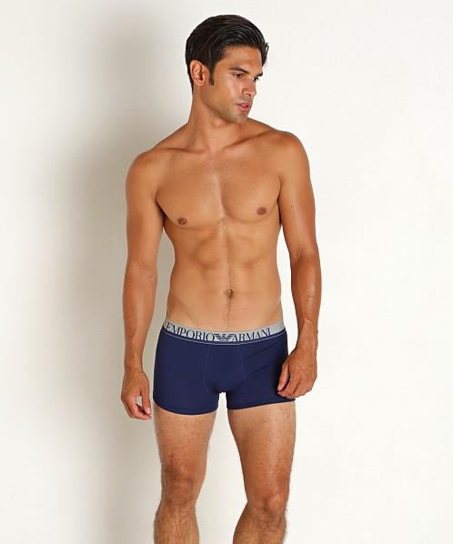 Трусы мужские боксеры Emporio Armani М Темно-синий (3F729-111389син)