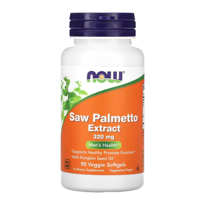 Экстракт Со пальметто NOW Saw Palmetto Extract 320 мг 90 капс. (09929-01) Экстракт Со пальметто NOW Saw Palmetto Extract 320 мг 90 капс. (09929-01)