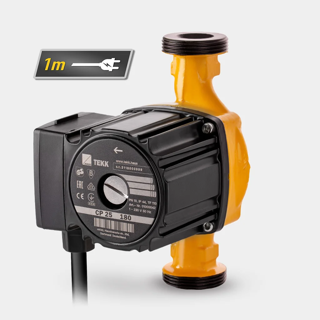 Циркуляційний насос TEKK HAUS CP 25-6-180 CP 25-6-130/180 - фото 4