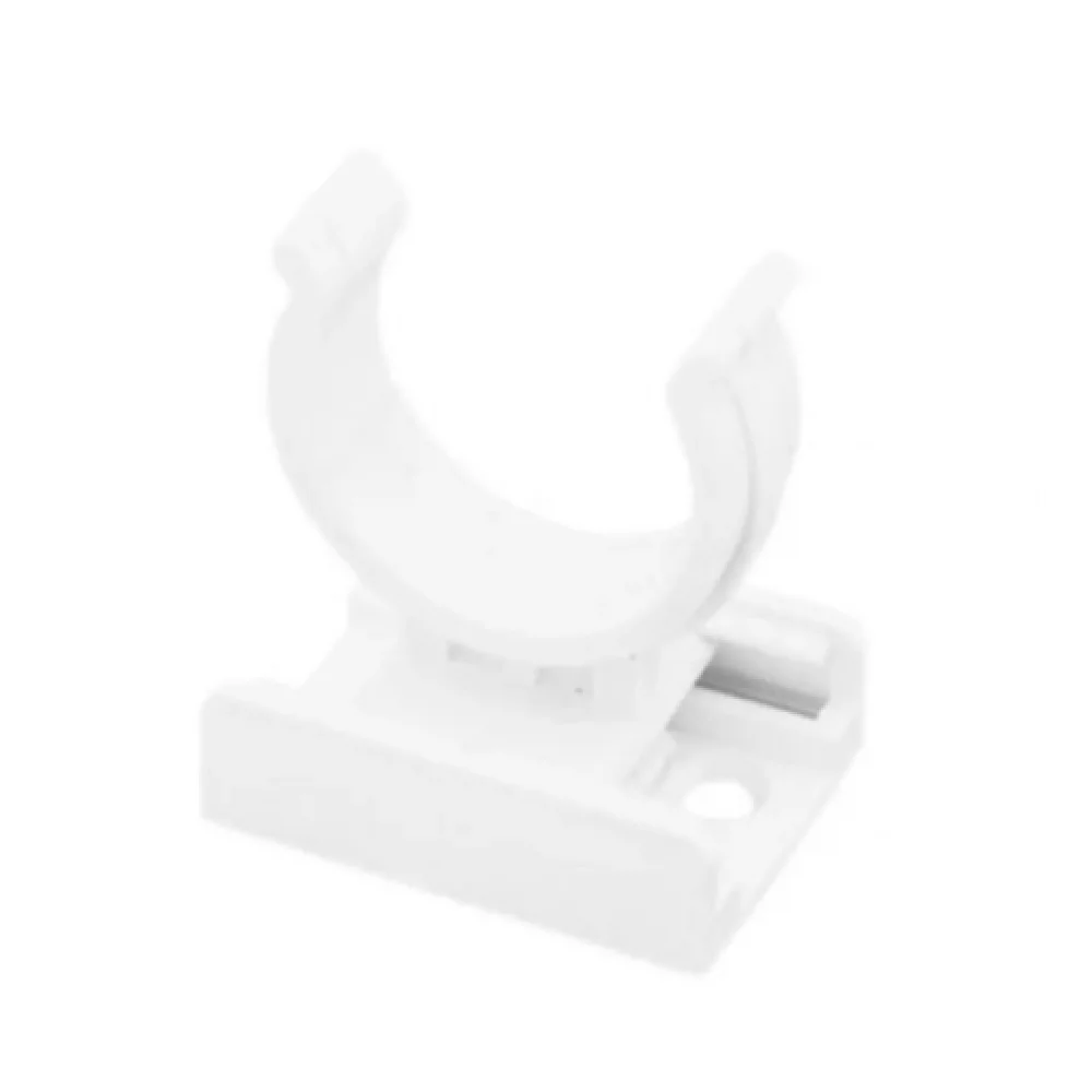 Кліпса пластикова для Sigma меблевої ніжки під цоколь 37x28x45 мм Білий (MO0157)