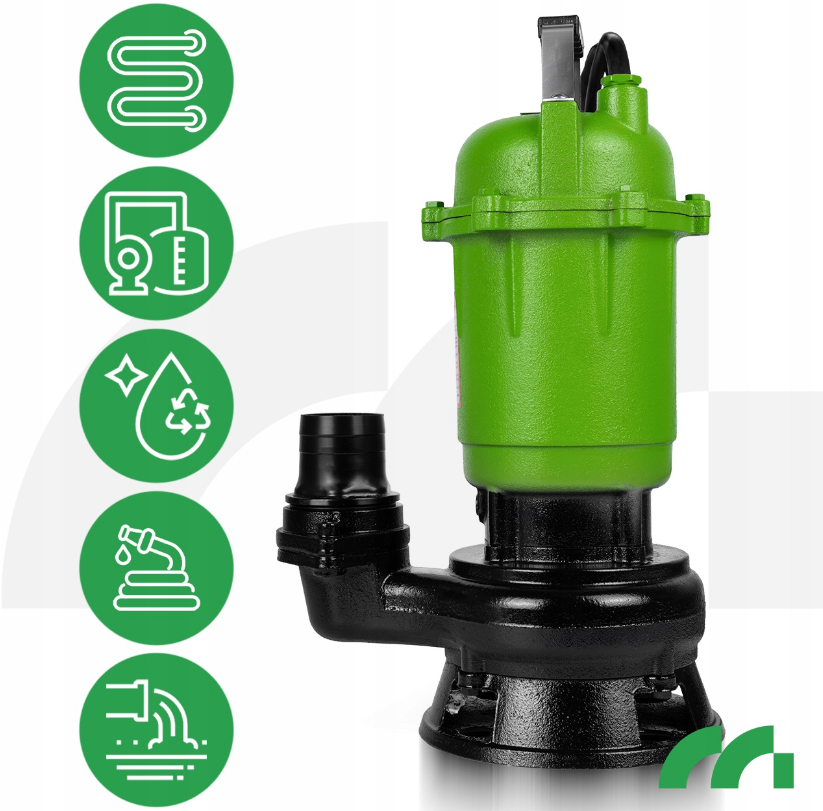 Дренажний насос для брудної та чистої води MalTec 570 Вт 18000 л/год - фото 4 Дренажний насос для брудної та чистої води MalTec 570 Вт 18000 л/год - фото 4