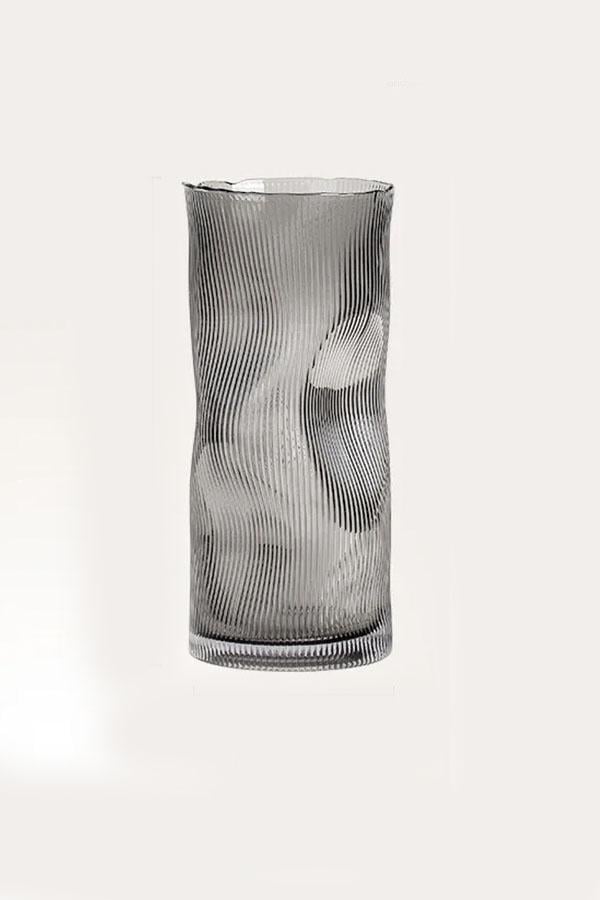 Ваза стеклянная ILLUSION 13х30 см (R95342-XL)