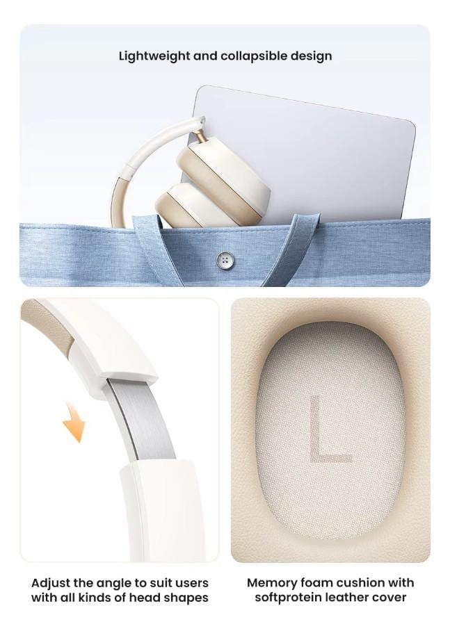 Гарнитура UGREEN TWS HiTune Max5c HP203 White (25043128) - фото 3 Гарнитура UGREEN TWS HiTune Max5c HP203 White (25043128) - фото 3