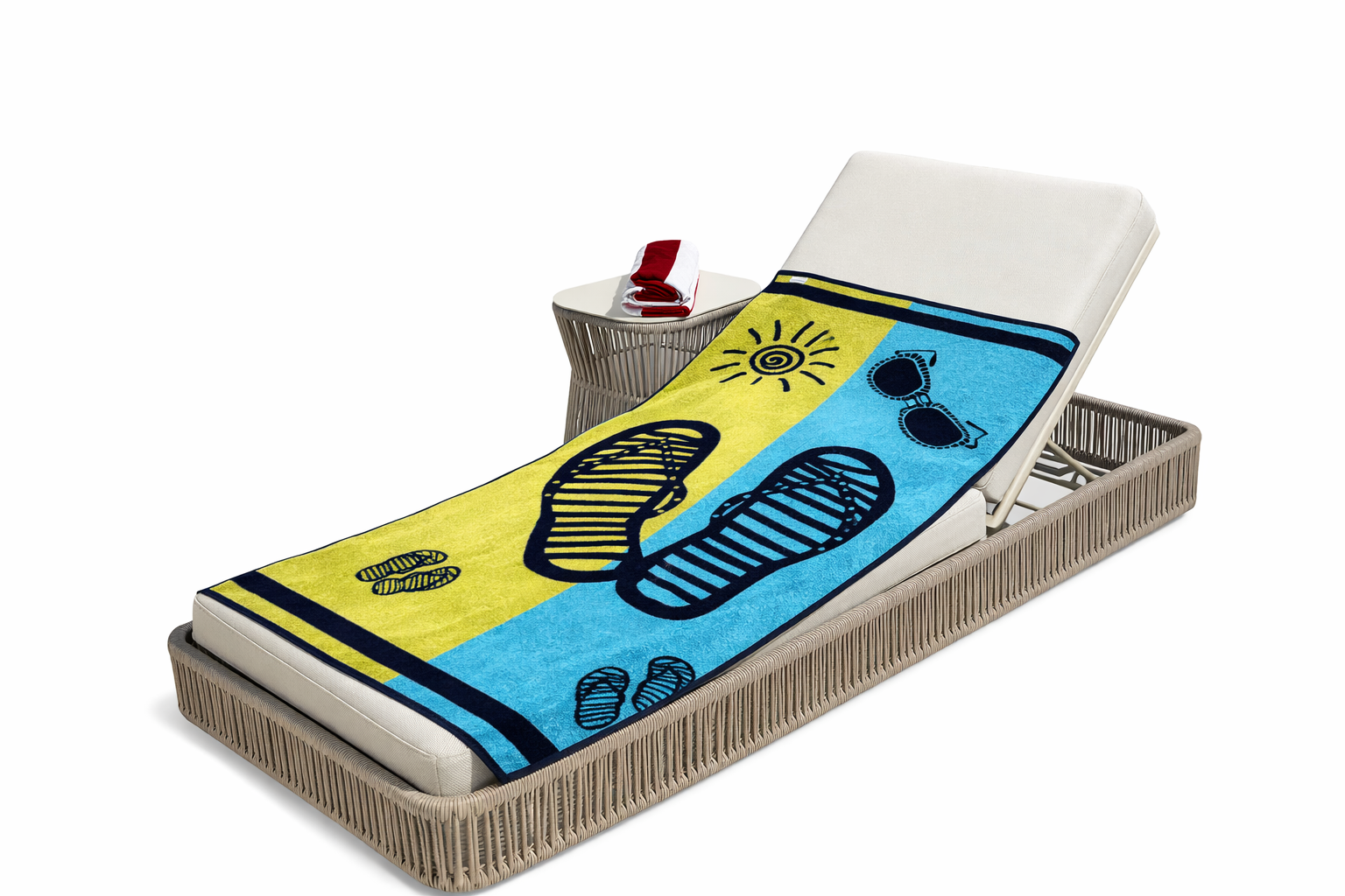 Рушник пляжний махровий 70х140 см