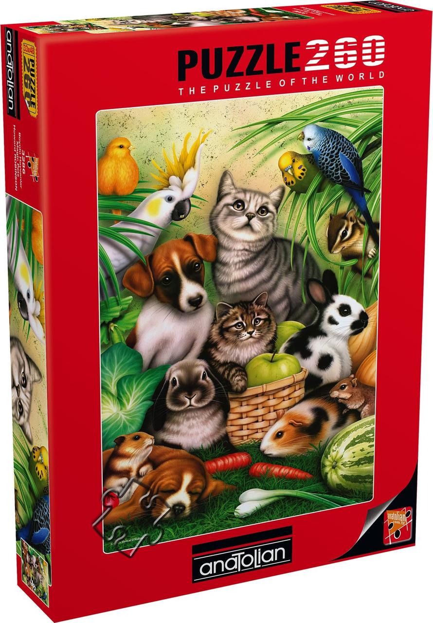 Пазлы Волшебные питомцы на 260 деталей Пазлы Волшебные питомцы на 260 деталей