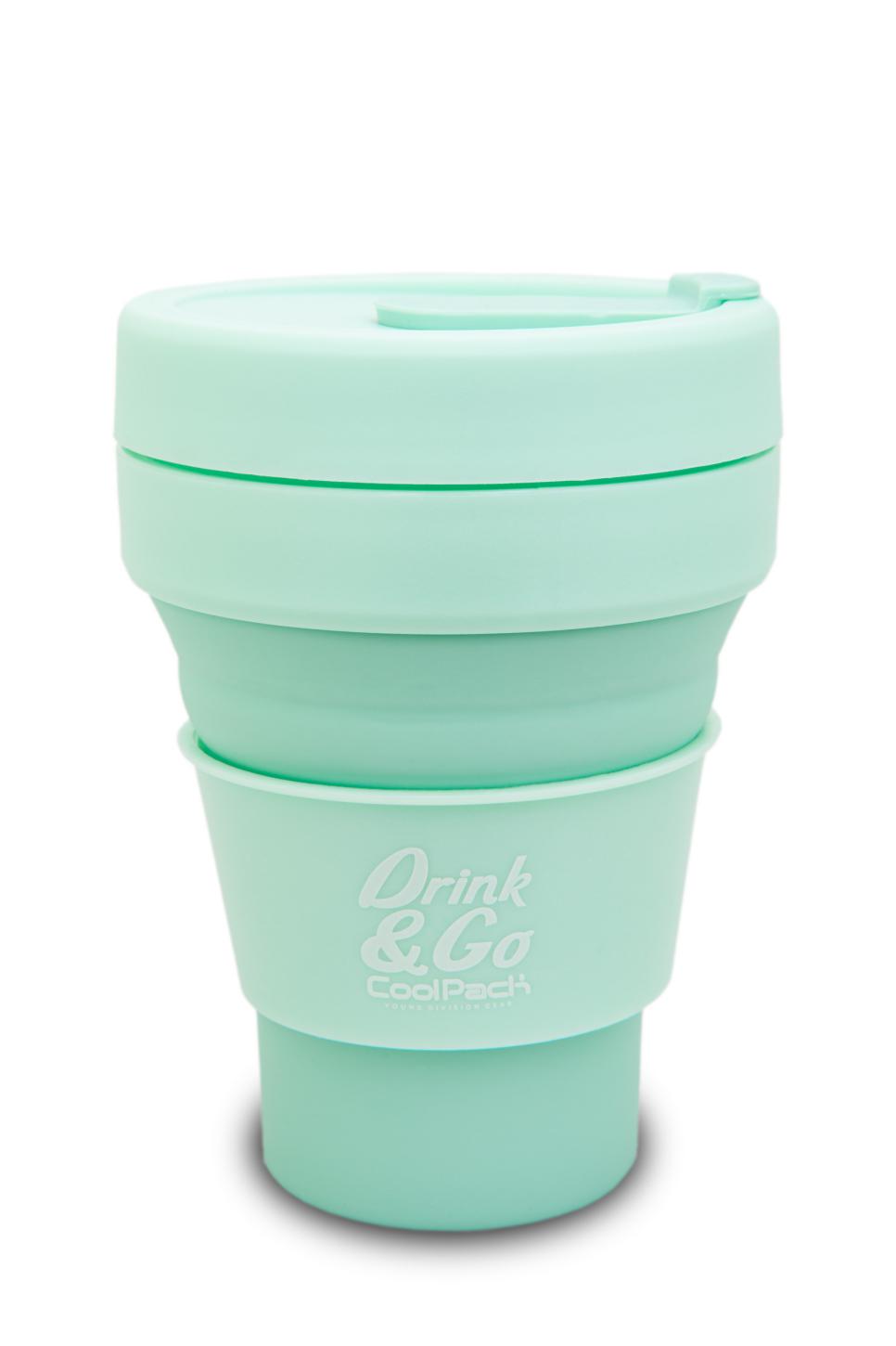 Стакан COOLPACK Pastel Powder для воды силиконовый 355 мл Mint (Z13645)