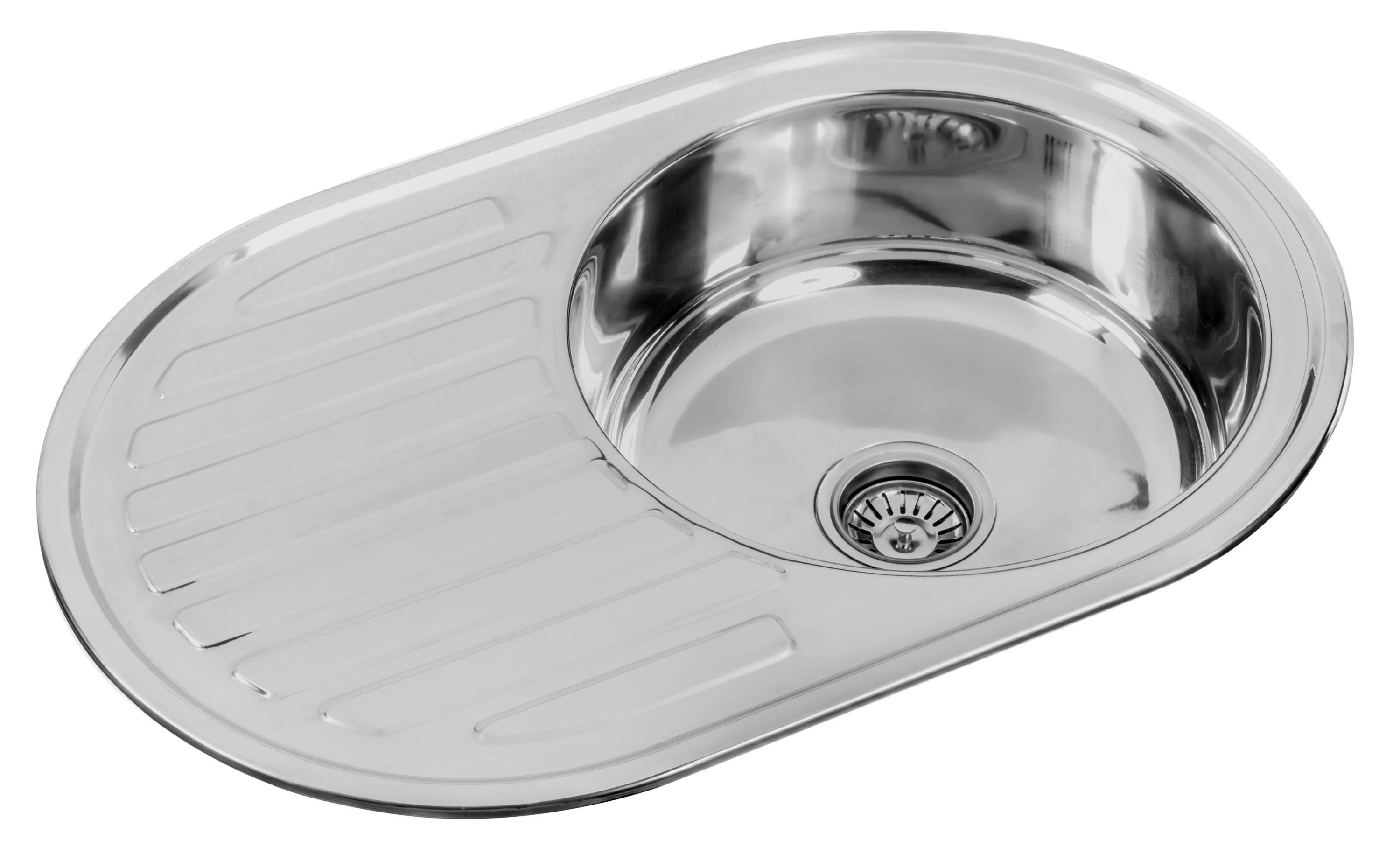 Мойка кухонная Lemax нержавеющая сталь сифон (LE-5003 CH) - фото 2