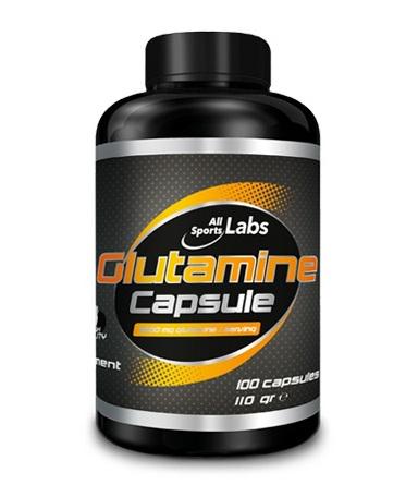 Аминокислота AllSports Labs L-Glutamine 100 капс. (1566)
