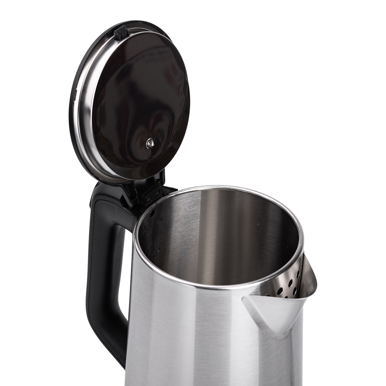 Електрочайник дисковий із нержавіючої сталі Sokany SK-09022 2,3 л 360° 1500 Вт Сріблясто-чорний (SK-09022) - фото 7