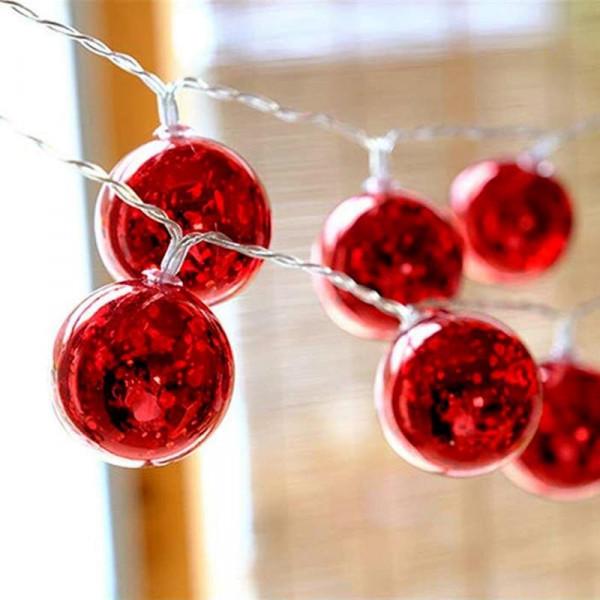 Гирлянда Colorway Светодиодная гирлянда ColorWay Christmas lights ball (6см) (CW-MC-LB10U) 10LED, 1.5м, USB - фото 2