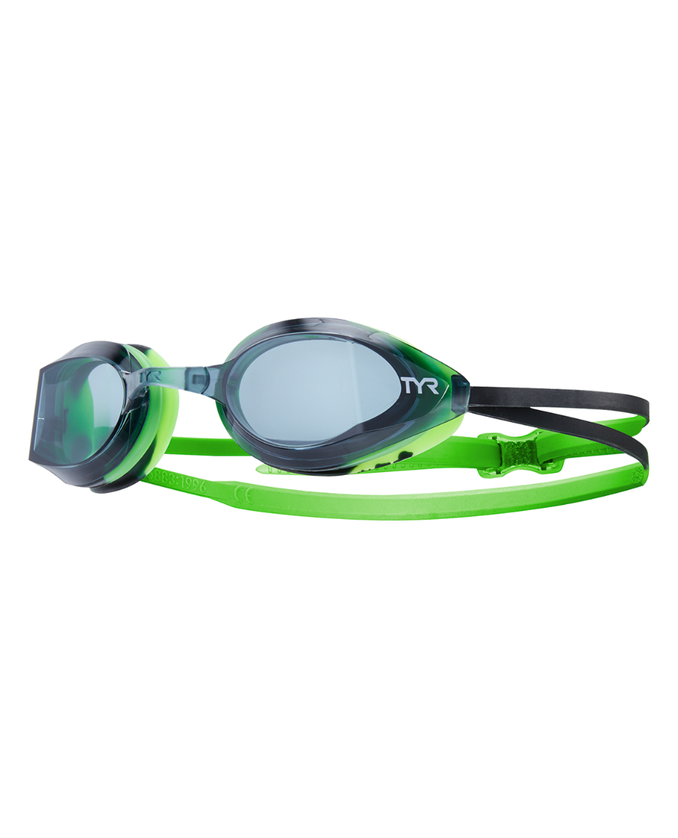 Очки TYR Edge-X Racing Black/Green (LGEDG)