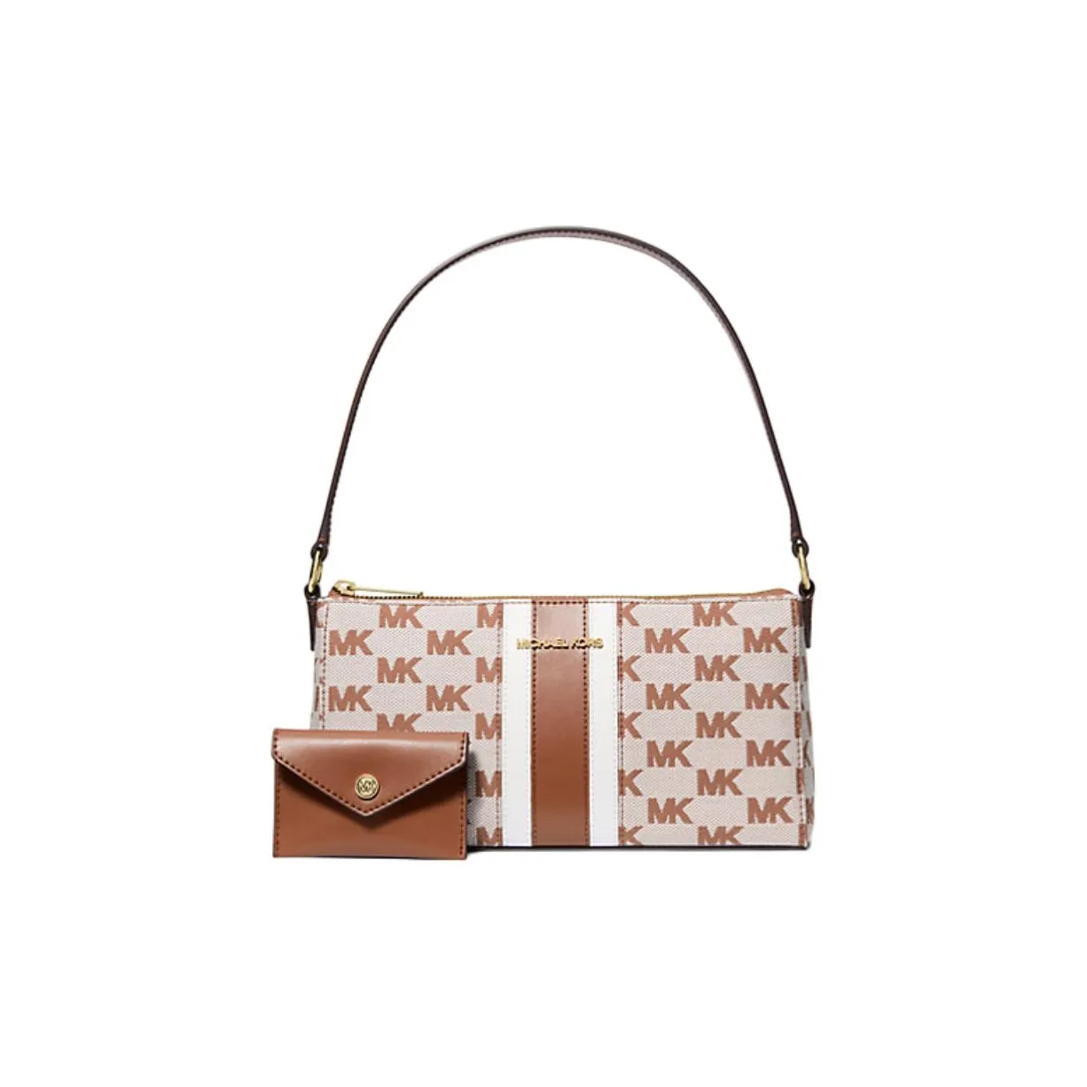 Сумка кросс-боди Michael Kors Vincent Medium Logo Jacquard Pochette with Card Case (35R5G2VC6J)