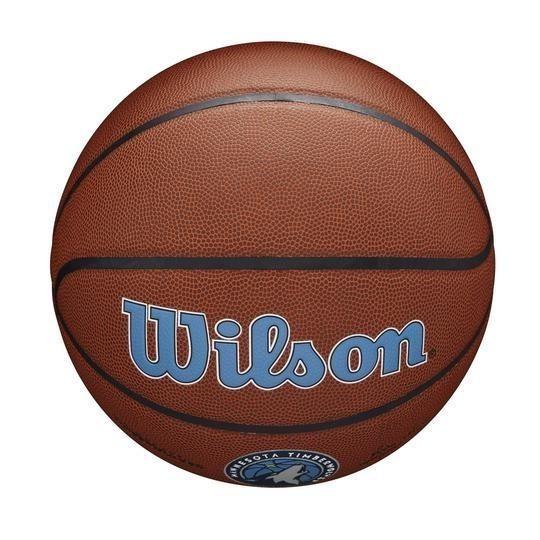 М'яч баскетбольний Wilson NBA Team Alliance Bskt Min Timber 7 Amber (WTB3100XBMIN) - фото 4 М'яч баскетбольний Wilson NBA Team Alliance Bskt Min Timber 7 Amber (WTB3100XBMIN) - фото 4