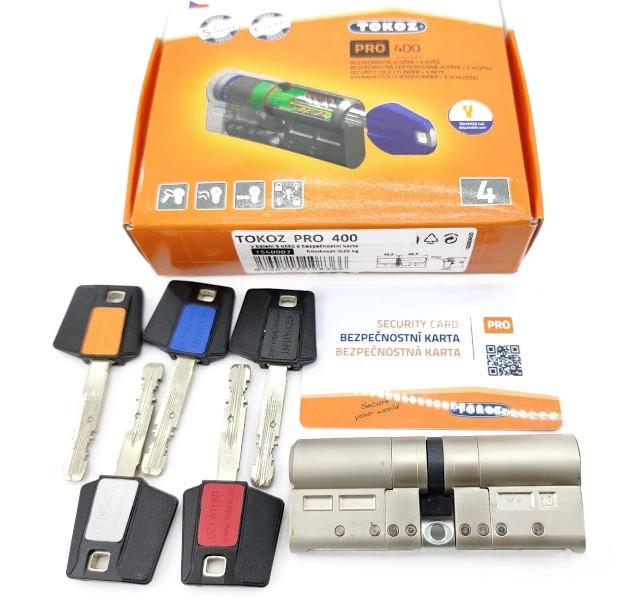 Цилиндр для замка TOKOZ Pro 400 ключ/ключ никель матовый 66 мм 33x33 Hard (1002893996)