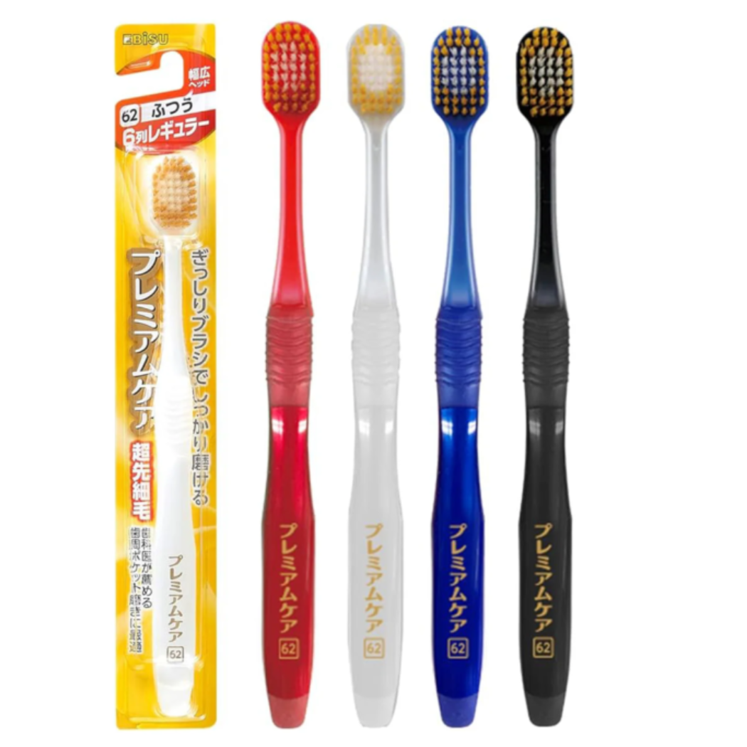 Зубна щітка середньої жорсткості EBISU Premium Care Teeth 6-рядкова (2884646937)