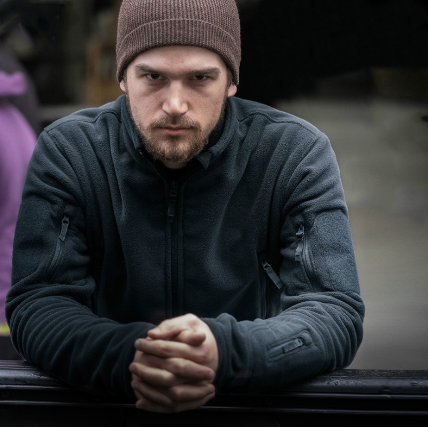 Куртка флісова Solve для активного відпочинку XL Чорний (KT6000432) - фото 2 Куртка флісова Solve для активного відпочинку XL Чорний (KT6000432) - фото 2