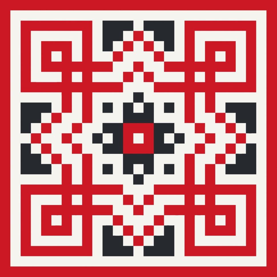 Картина по номерам ART CRAFT Украинский орнамент 30x30 см (13040-AC)