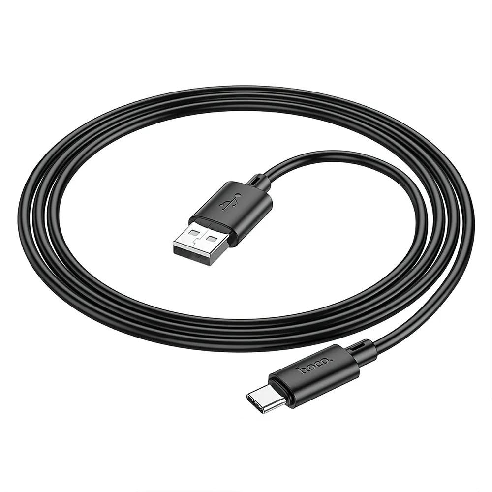 Кабель для телефона ноутбука USB Hoco X88 USB Type-C 1 м Черный Кабель для телефона ноутбука USB Hoco X88 USB Type-C 1 м Черный