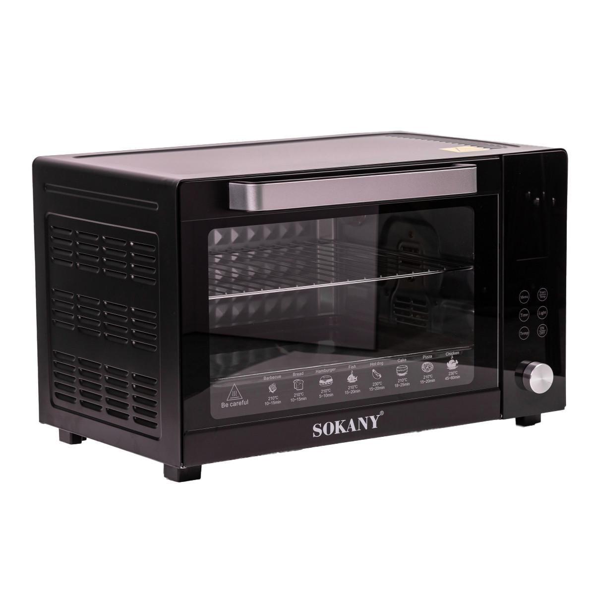 Духовка електрична Sokany з конвекцією 50 л 1700 Вт