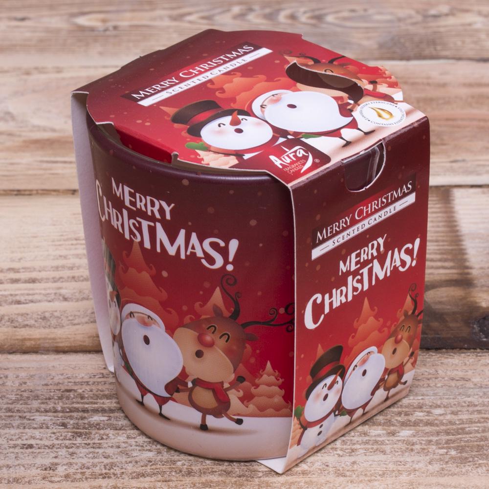 Аромасвеча Merry christmas (4342-9)