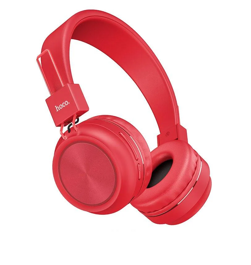 Наушники беспроводные Hoco Promise W25 Bluetooth Red (413497761)