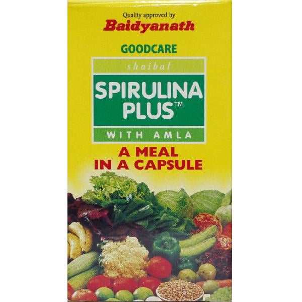 Спіруліна Baidyanath Spirulina Plus 60 капсул (000020260)