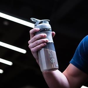 Шейкер спортивний BlenderBottle SportMixer 28oz 820 ml Grey - фото 7