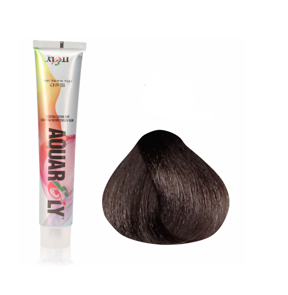 Фарба Itely Aquarely для нормального та сивого волосся 100 мл 7K Димчастий блонд