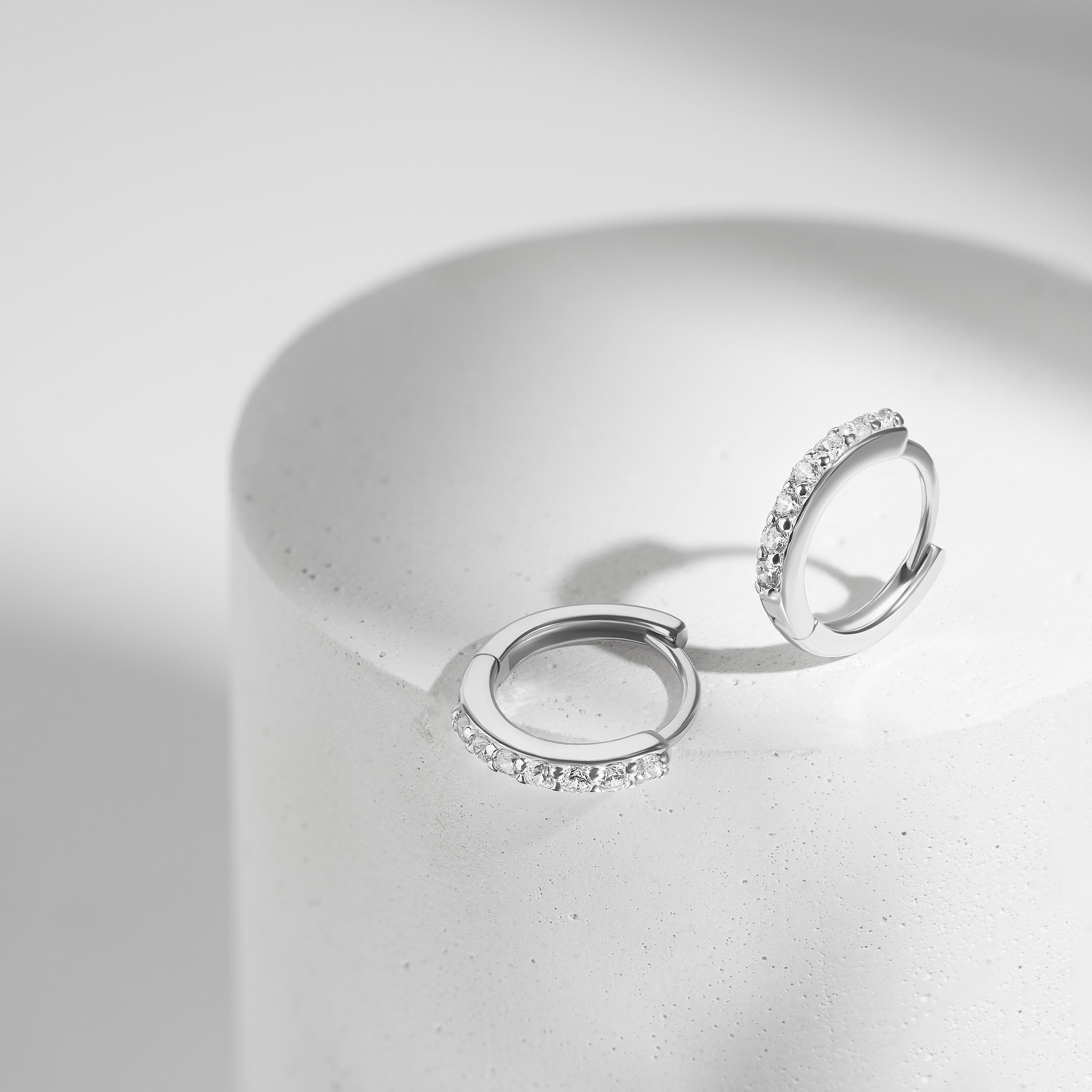 Серебряные серьги Minimal Вдохновение (4768)