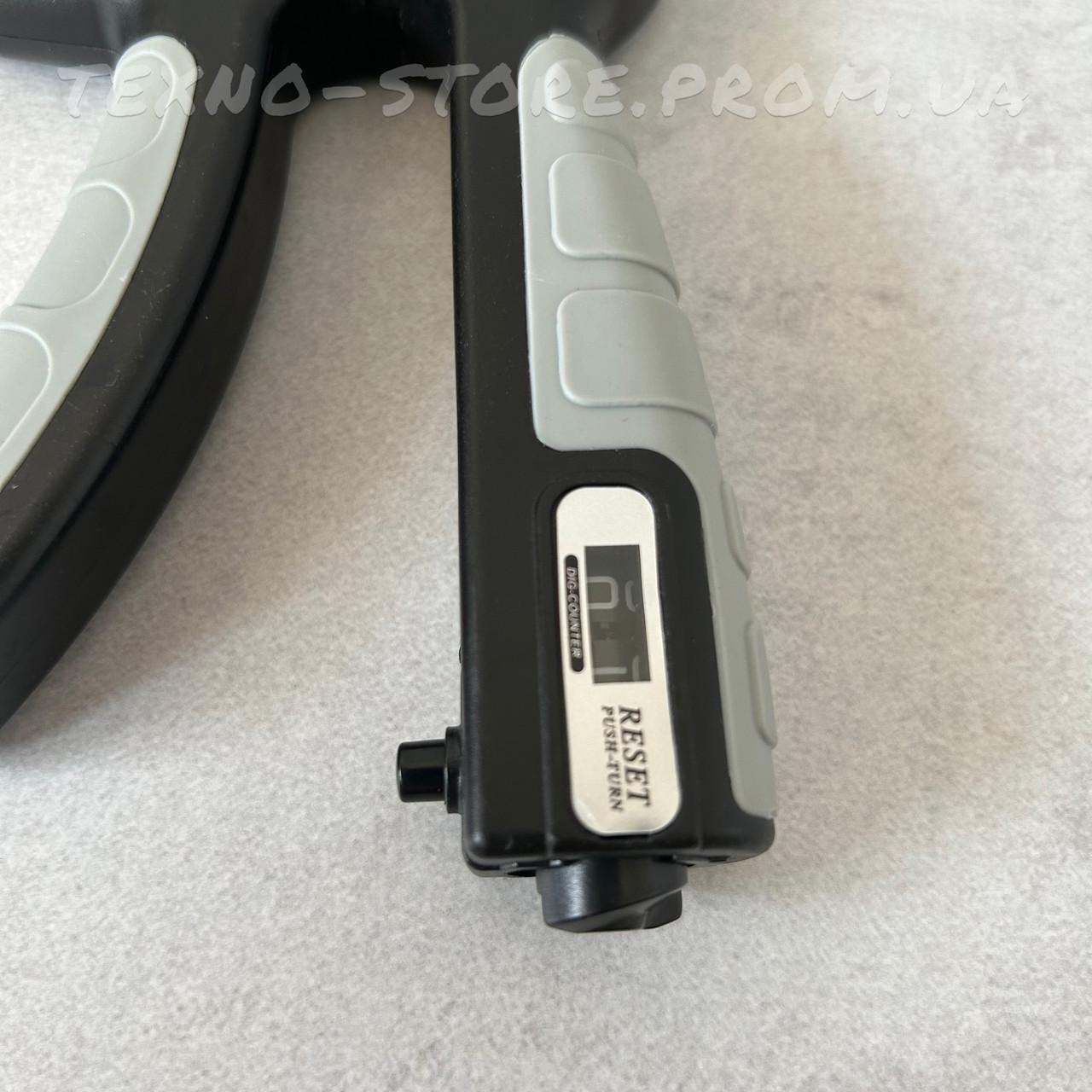 Эспандер кистевой 5-60 кг со счетчиком и регулируемой нагрузкой Серый-черный - фото 3 Эспандер кистевой 5-60 кг со счетчиком и регулируемой нагрузкой Серый-черный - фото 3