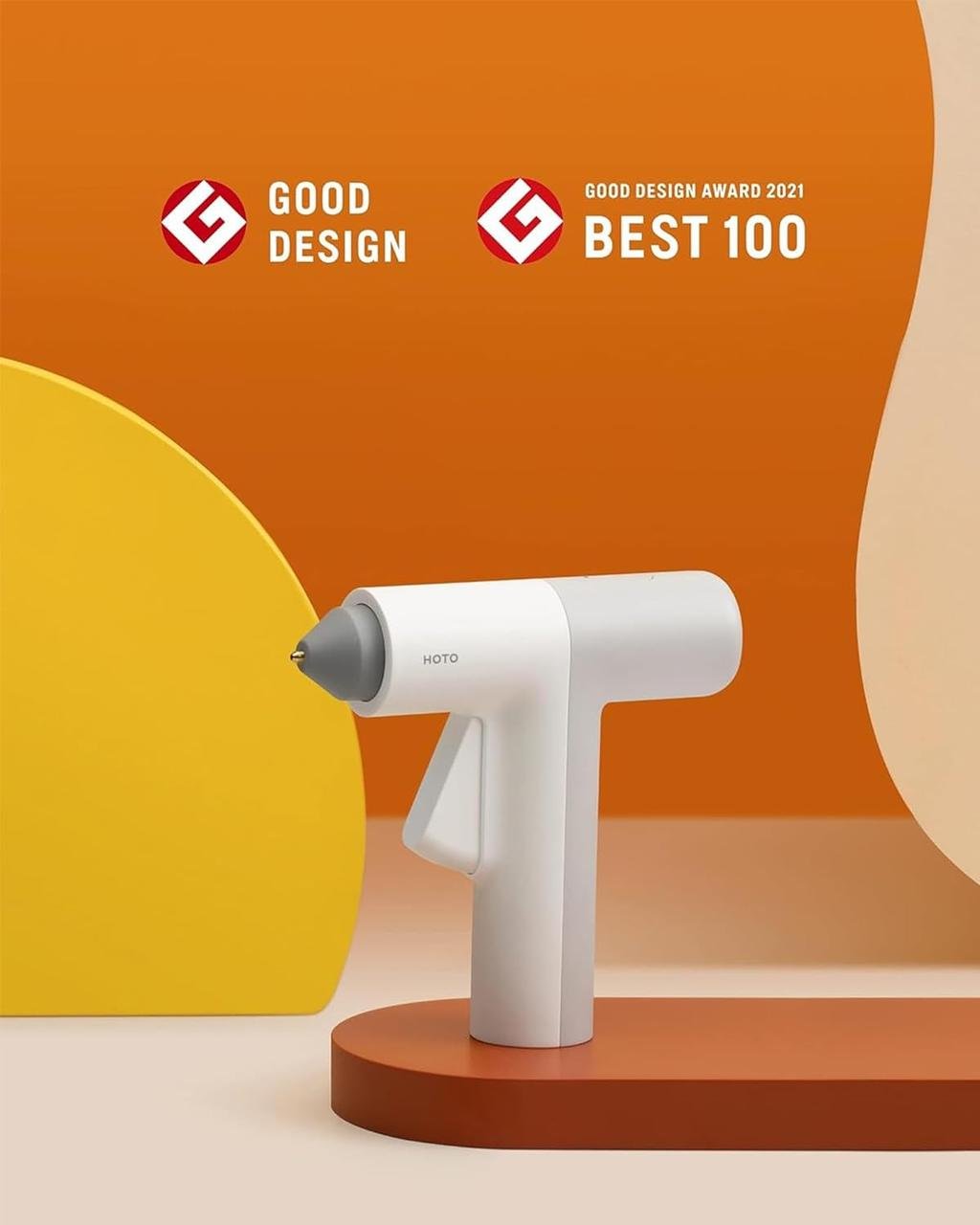 Пістолет бездротовий для гарячого клею HOTO USB-C та 10 клейових стрижнів - фото 2