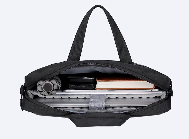 Сумка для ноутбука 17-17,3" протиударна велика Чорний (IBN048B) - фото 7 Сумка для ноутбука 17-17,3" протиударна велика Чорний (IBN048B) - фото 7