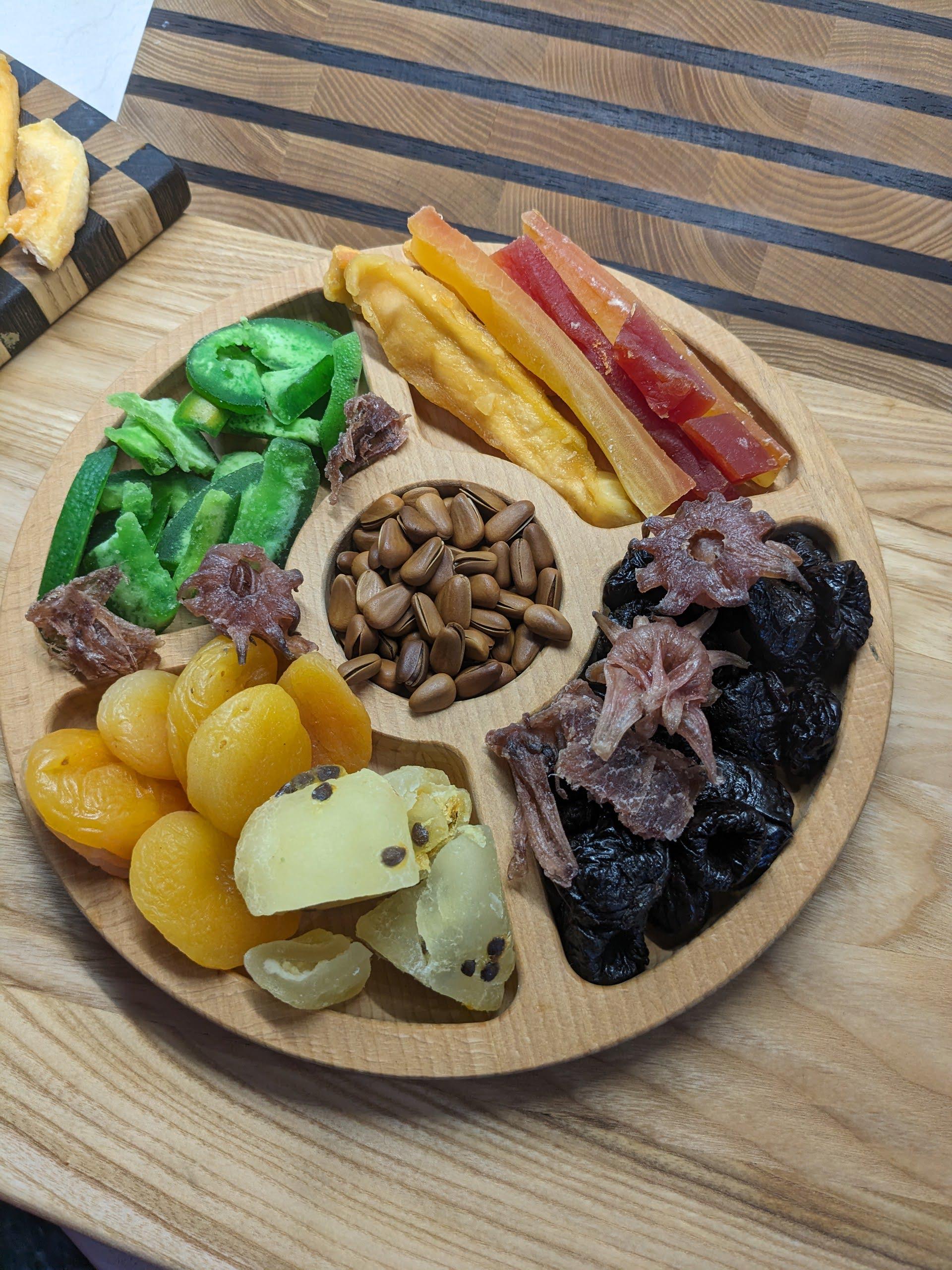 Менажниця кругла дерев’яна з ясеня d 250 мм (SP-001)