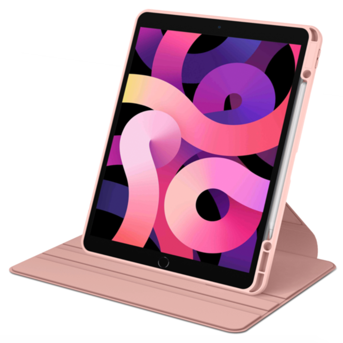 Чехол - книжка, обложка Wiwu Waltz Rotative Case for iPad 10.2, Pink - фото 3 Чехол - книжка, обложка Wiwu Waltz Rotative Case for iPad 10.2, Pink - фото 3