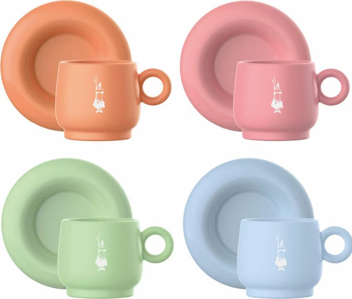 Набір чашок з блюдцем Bialetti Mercato Della Frutta (PFRUIT003)