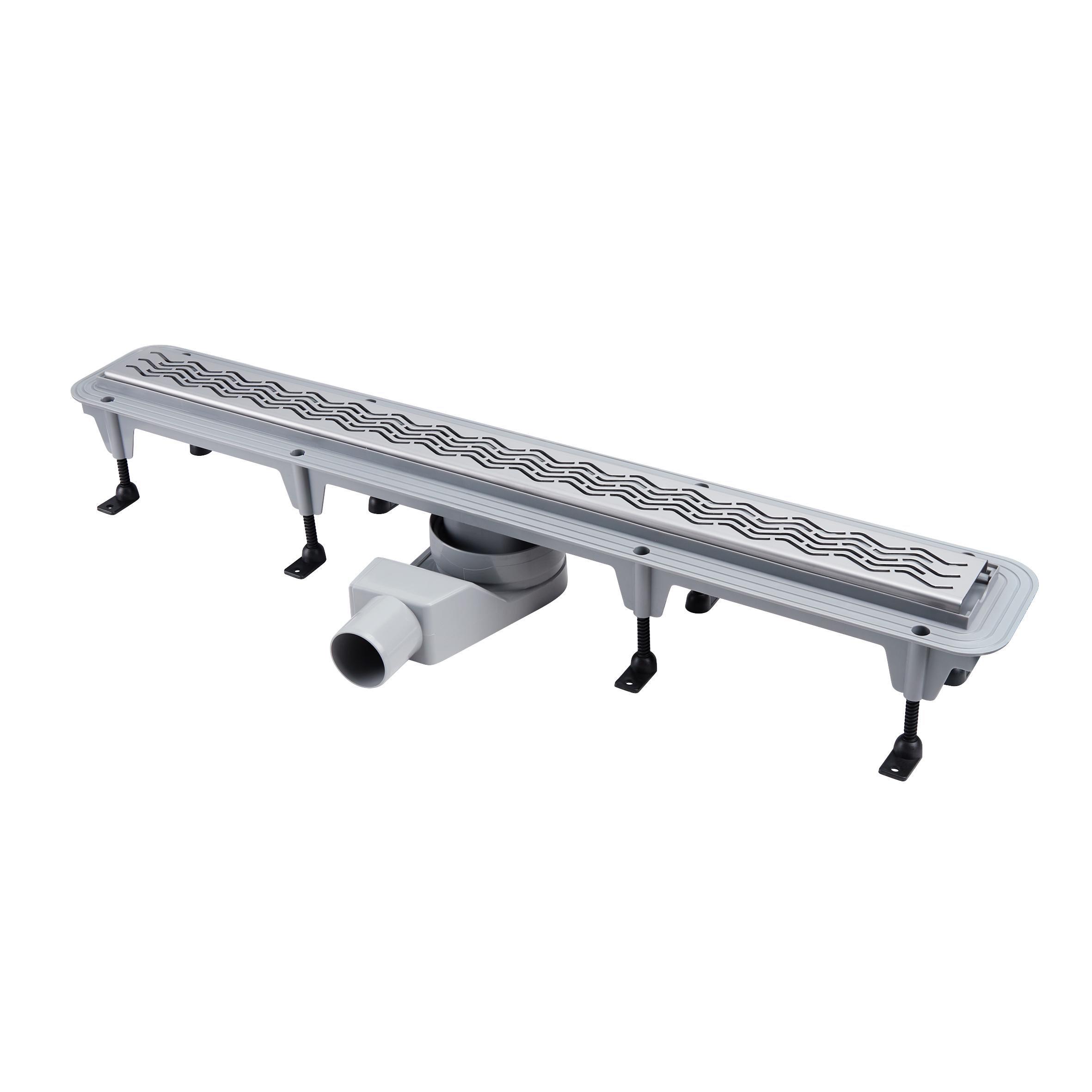 Трап Qtap Taurus CRM50800304 линейный с комбинированным затвором и нержавеющей решеткой Трап Qtap Taurus CRM50800304 линейный с комбинированным затвором и нержавеющей решеткой