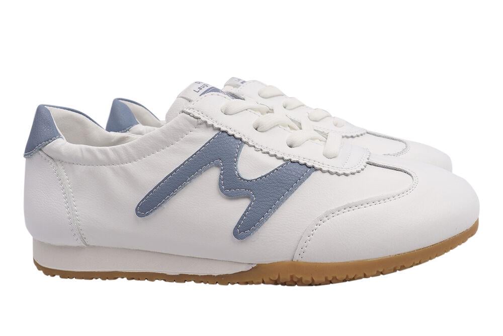 Кросівки жіночі Vikonty зі шкіри на низькому ходу р. 37 Білий (222-21DK) Кросівки жіночі Vikonty зі шкіри на низькому ходу р. 37 Білий (222-21DK)