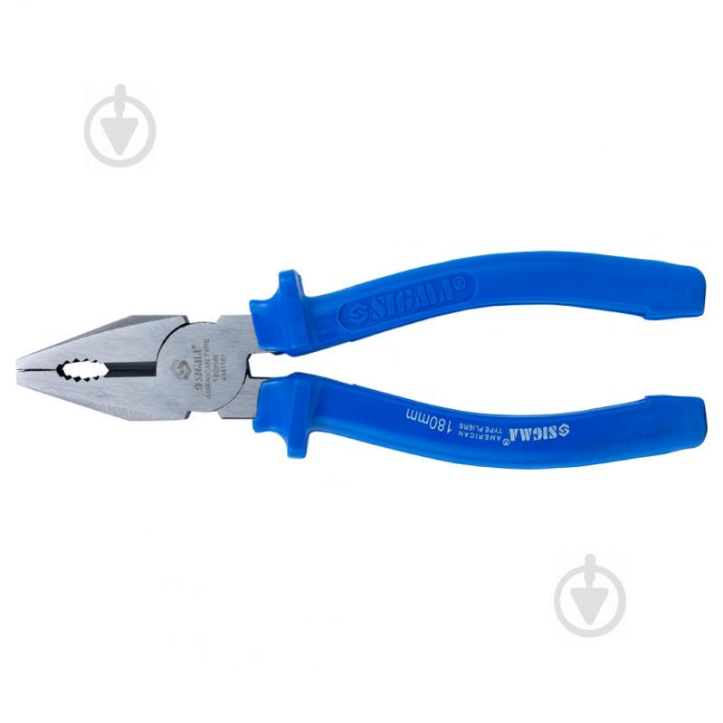 Плоскогубцы 180мм синие SIGMA (4341181)