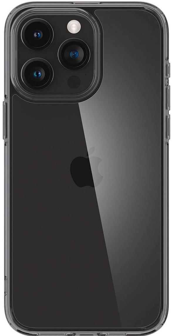 Чохол накладка для телефону Spigen Ultra Hybrid для Apple iPhone 15 Pro Max Прозорий з чорним (ACS06575)