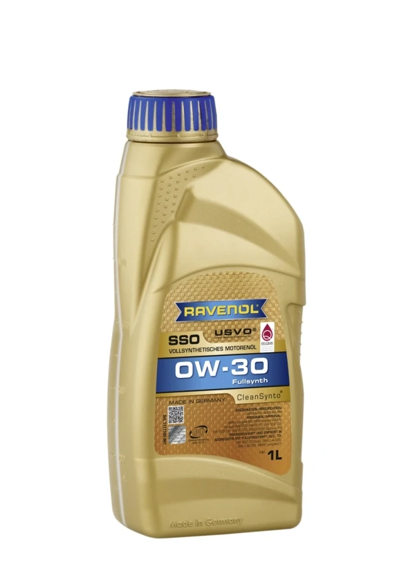Моторное масло RAVENOL SSO 0W-30 синтетика 1 л (1111100-001)