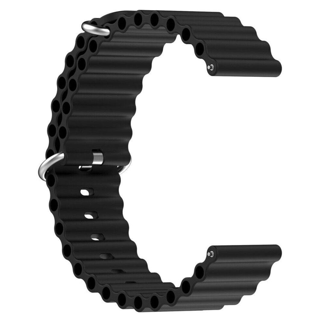 Ремешок силиконовый Primolux Ocean для часов Xiaomi Redmi Watch 5 Active/5 Lite Black (2770937048) - фото 2 Ремешок силиконовый Primolux Ocean для часов Xiaomi Redmi Watch 5 Active/5 Lite Black (2770937048) - фото 2