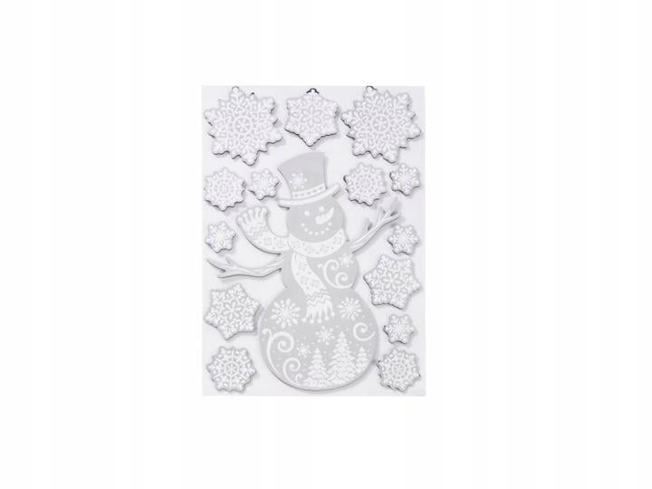 Новогодние 3D наклейки на окна многоразовые Снеговик Livarno Home 15 шт. 50х30 см (N1-00449) - фото 3 Новогодние 3D наклейки на окна многоразовые Снеговик Livarno Home 15 шт. 50х30 см (N1-00449) - фото 3