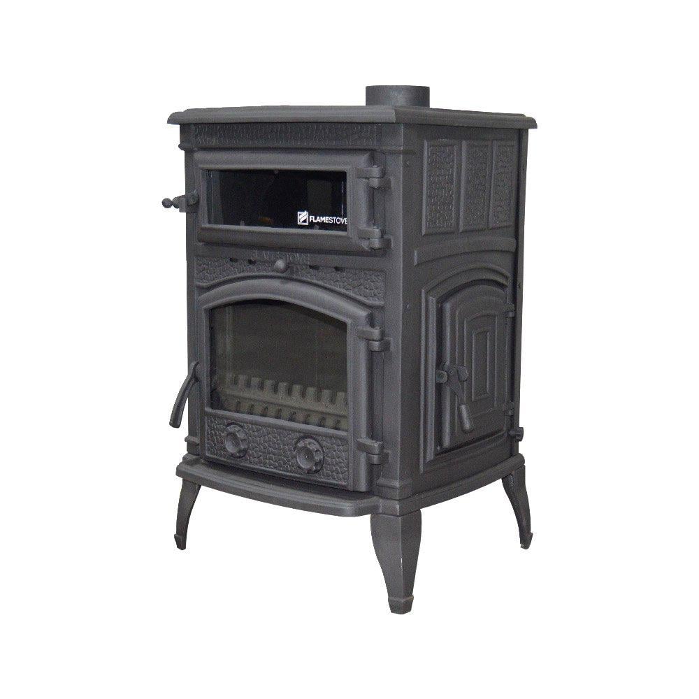 Піч чавунна Flame Stove Sirius Mega з духовкою та боковою дверкою (FS-013YK) - фото 1