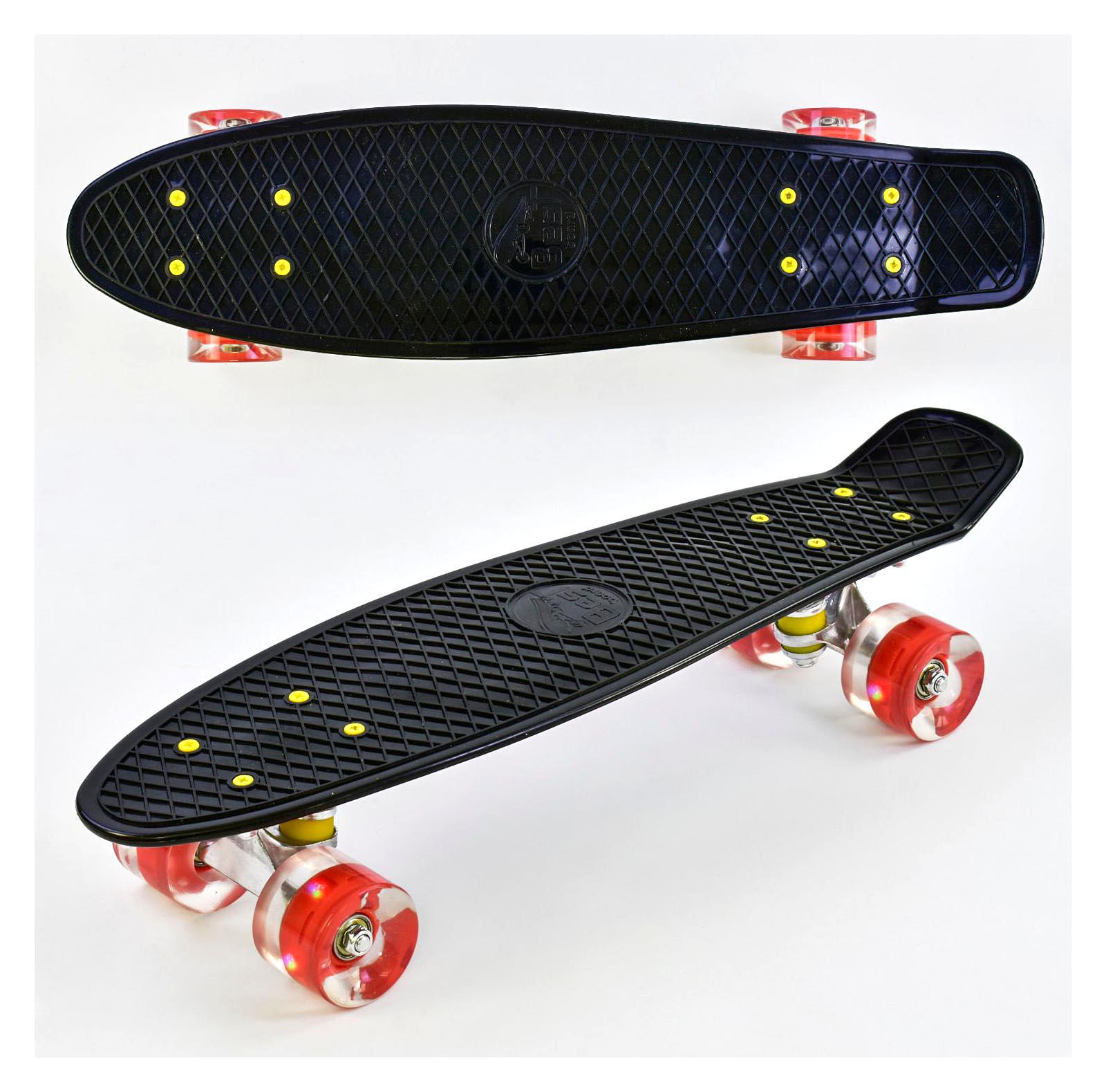 Пенниборд для детей Board Best с подсветкой 55 см Черно-Красный (74193) - фото 2 Пенниборд для детей Board Best с подсветкой 55 см Черно-Красный (74193) - фото 2