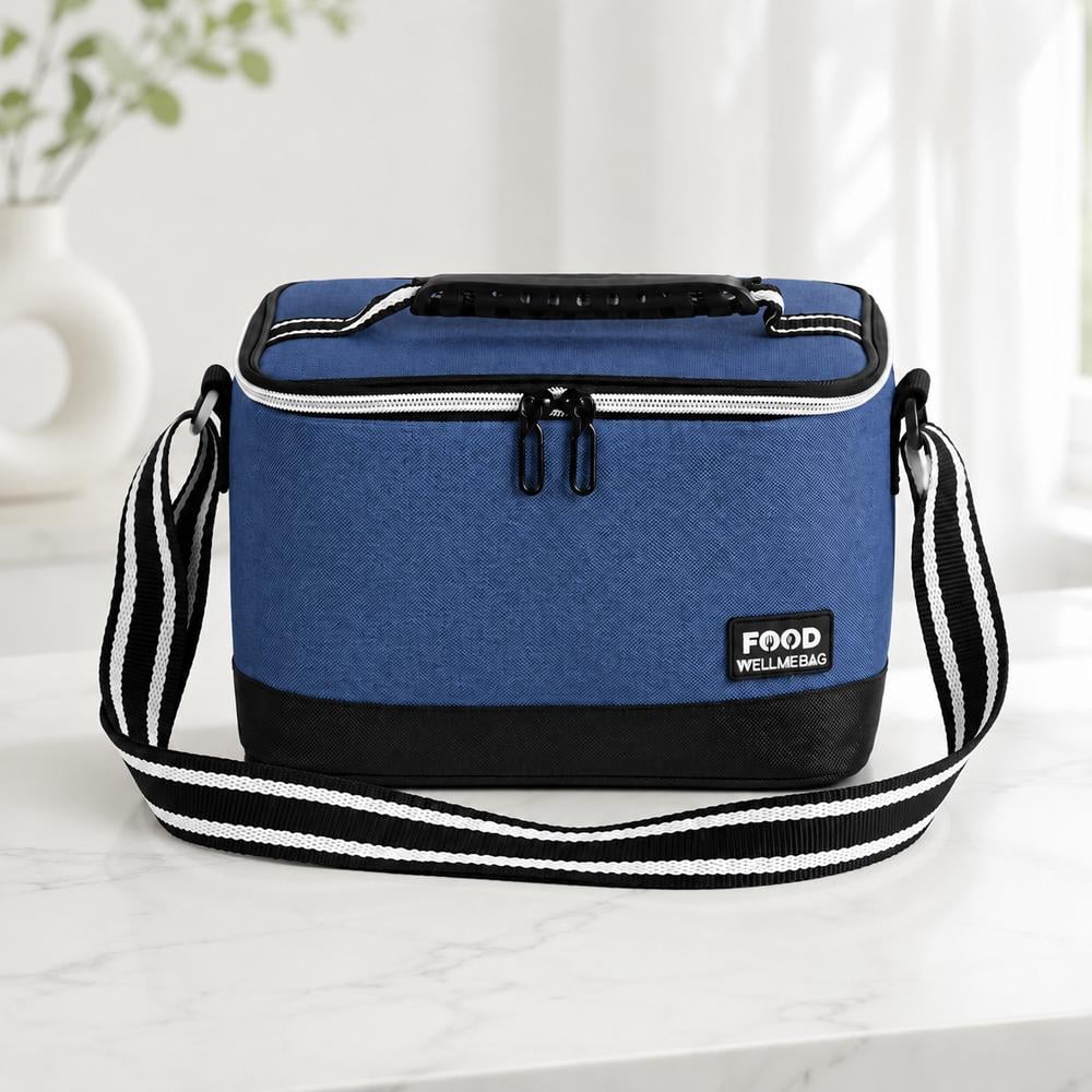 Сумка-холодильник Breeze с ручкой и плечевым ремнем 24x17x16 см Синий (03-син-R40892)