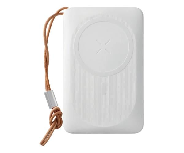 Зовнішній акумулятор Veger MagOn VP1151/W1151 with wireless charging compatible with MagSafe PD QC3,0 10000mAh White