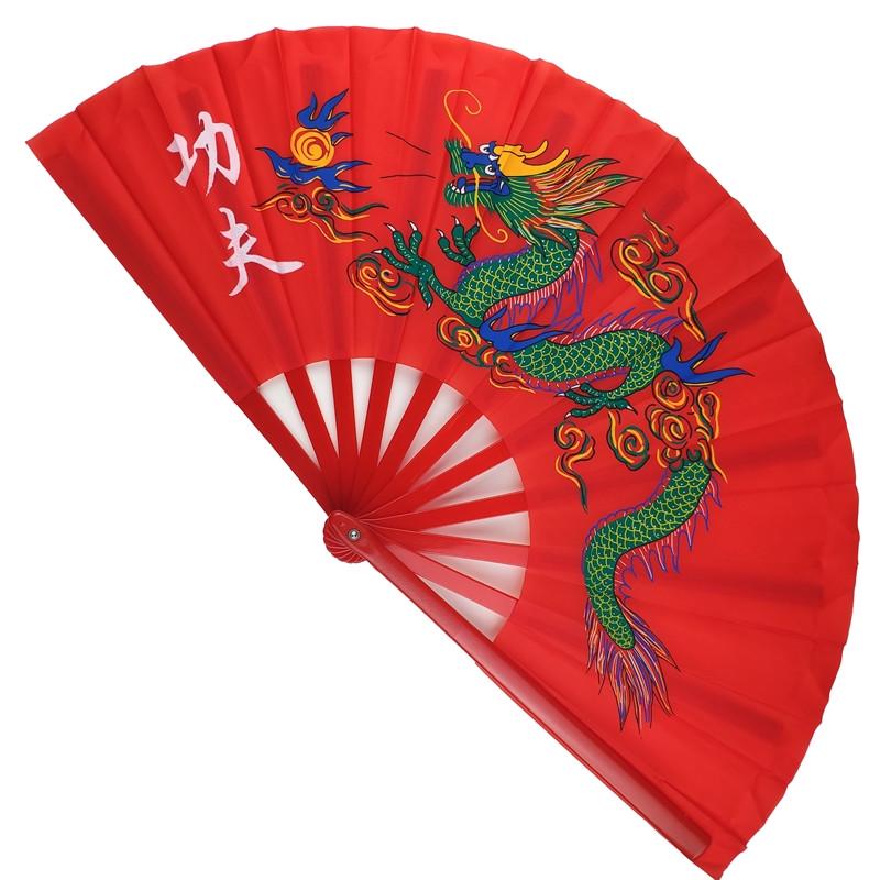 Веер для танца/для кунг-фу 34х64 см Красный (C3461)