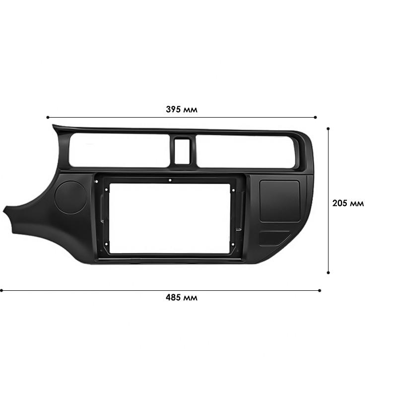 Перехідна рамка Lesko 9" Kia Rio (UB) 2011-2015 (6392) Ріо - фото 4